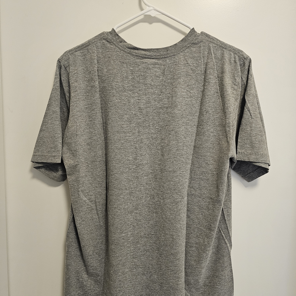 Nike Gray Short Sleeve Tee with Blue and White Graphic - Picture 2 of 2